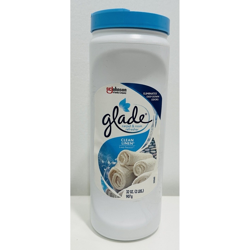 Glade Carpet And Room Refresher Clean Linen Scent 32 oz Discontinued SC Johnson
